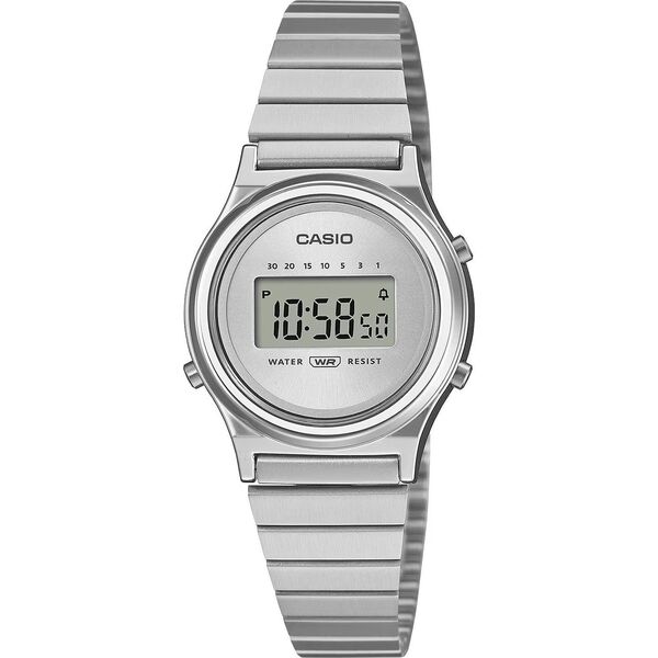 Zegarek Casio Vintage Zegarek damski Casio LA700WE-7AEF srebrny