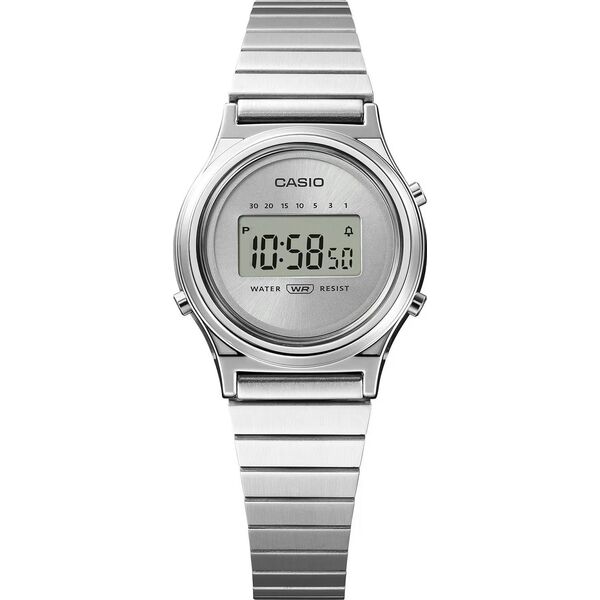 Zegarek Casio Vintage Zegarek damski Casio LA700WE-7AEF srebrny