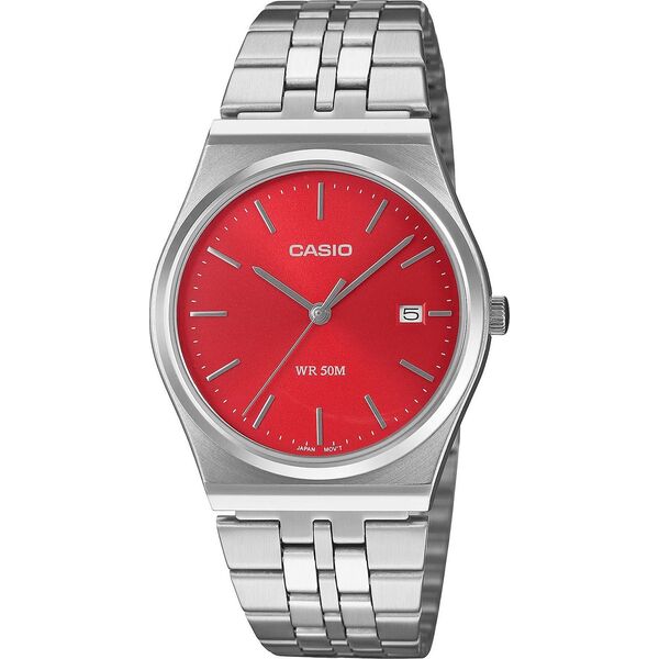 Zegarek Casio Zegarek męski Casio MTP-B145D-4A2VEF srebrny