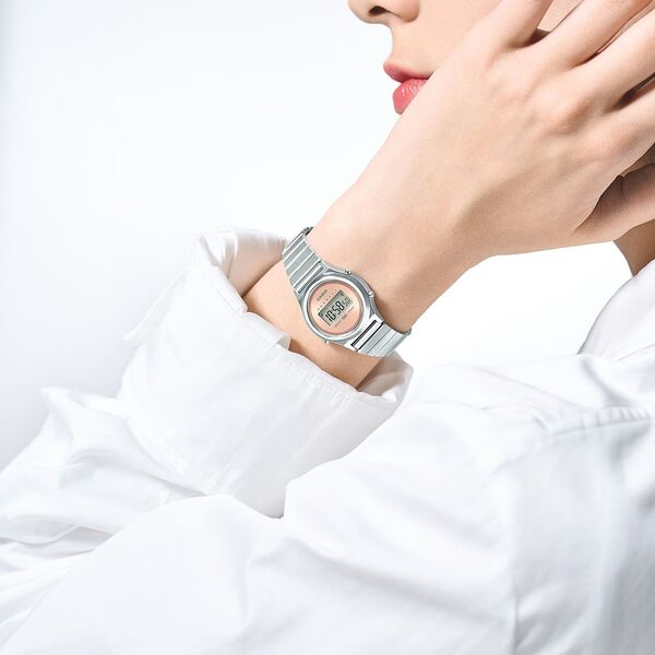 Zegarek Casio Vintage Zegarek damski Casio LA700WE-4AEF srebrny