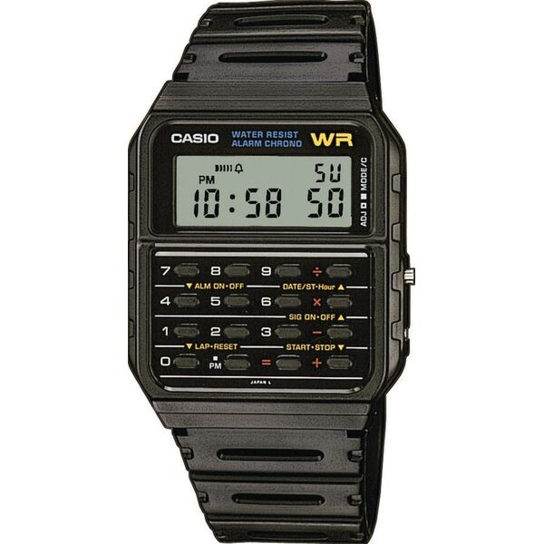 Zegarek Casio Vintage Zegarek męski Casio CA-53W-1ER czarny