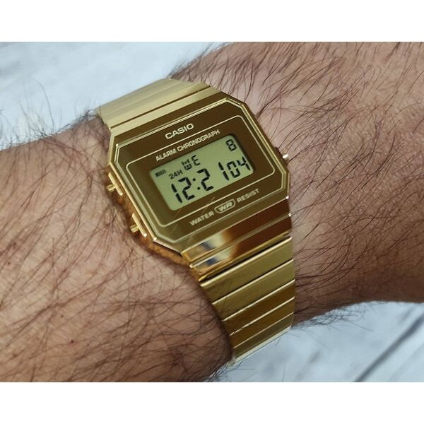 Zegarek Casio Vintage Zegarek Casio Vintage Iconic A700WEVG-9AEF unisex