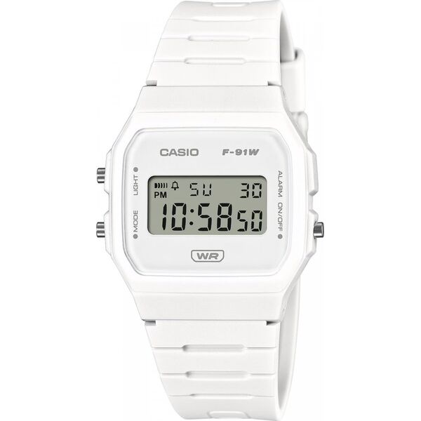 Casio Vintage Zegarek dla dzieci Casio F-91WB-7AEF biały
