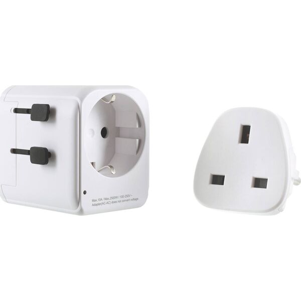 Lifeventure Adapter podróżny USB UK-World Travel Adaptor Uniwersalny