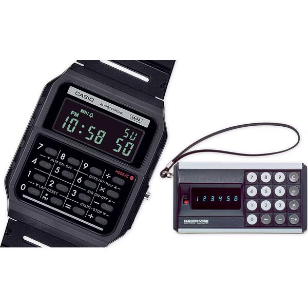 Zegarek Casio Zegarek męski Casio CA-53WB-1BEF czarny