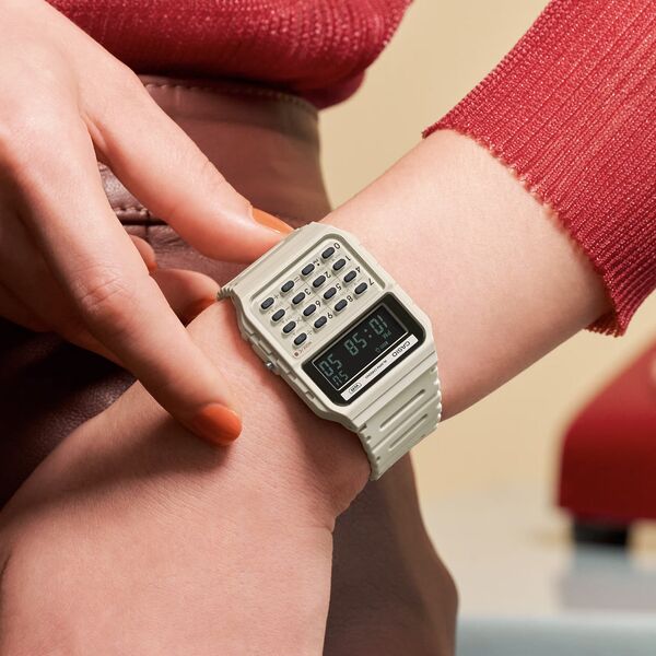 Zegarek Casio Zegarek męski Casio CA-53WB-8BEF beżowy