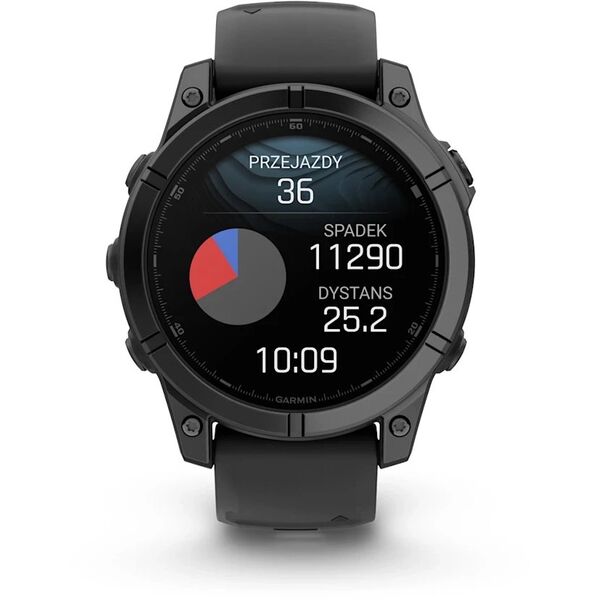 Έξυπνο ρολόι Garmin Αθλητικό ρολόι GARMIN Fenix E, 47mm Amoled, Slate Gray Steel/Black