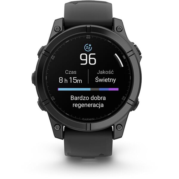 Έξυπνο ρολόι Garmin Αθλητικό ρολόι GARMIN Fenix E, 47mm Amoled, Slate Gray Steel/Black