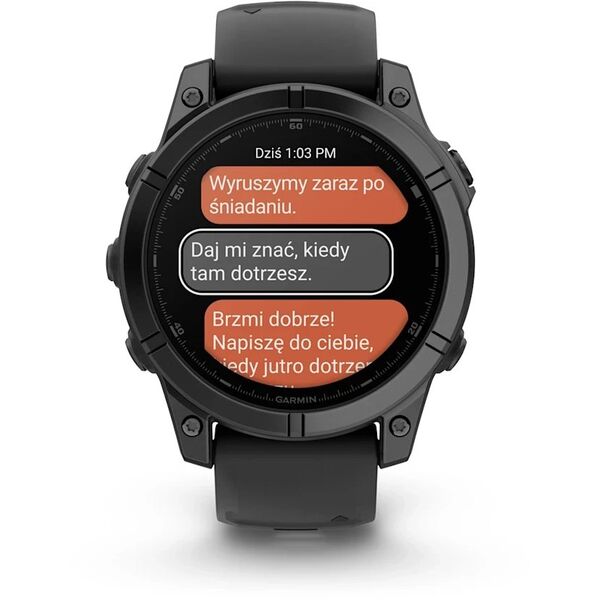 Έξυπνο ρολόι Garmin Αθλητικό ρολόι GARMIN Fenix E, 47mm Amoled, Slate Gray Steel/Black