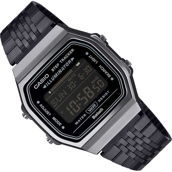 Zegarek Casio Vintage Bluetooth ABL-100WEGG -1BEF retro krokomierz .