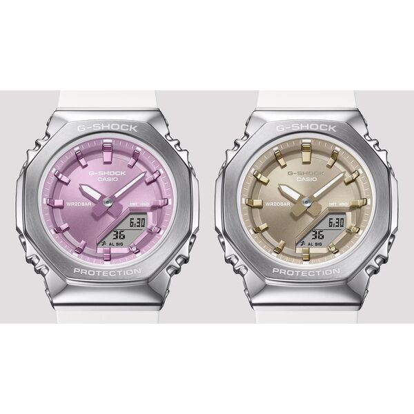 Casio G-Shock GM-S2110-7A6ER  200m biały