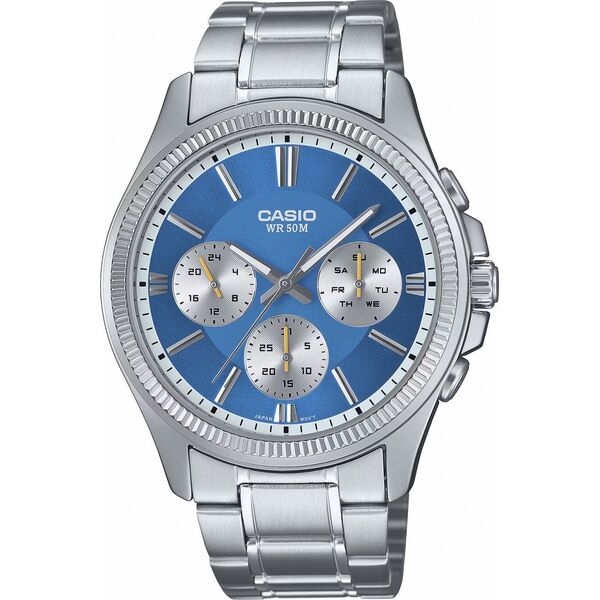 Zegarek męski Casio MTP-1375PD-2A2VEF srebrny