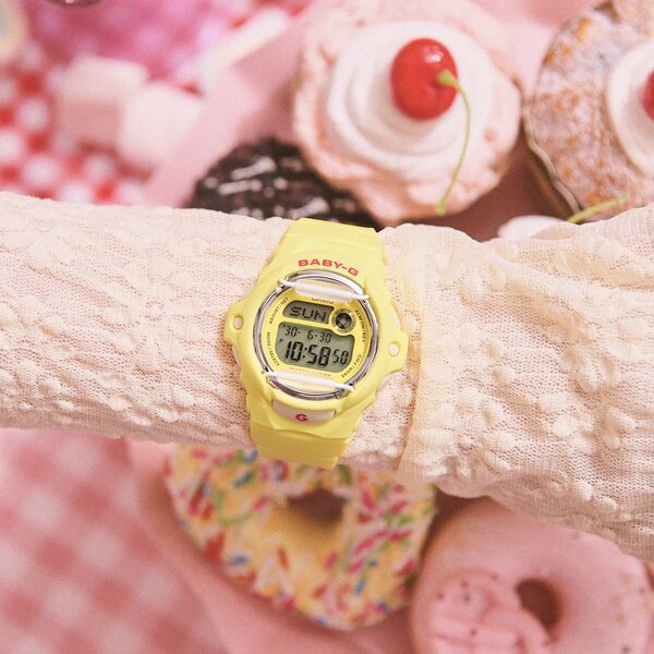 Zegarek Casio Baby-G BG-169CH-9ER żółty pasek