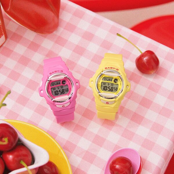 Zegarek Casio Baby-G BG-169CH-9ER żółty pasek