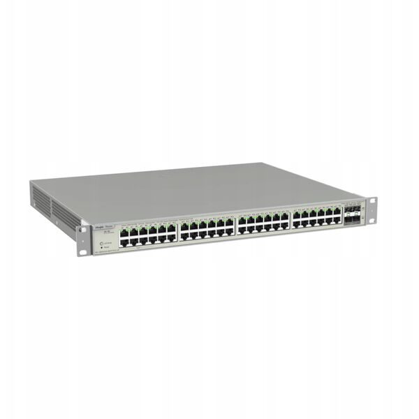 Reyee 48-Port Gigabit Layer 3 PoE Switch, 48x Gbit, 4x SFP+, 740W Διακόπτης (RG-NBS5200-48GT4XS-UP)