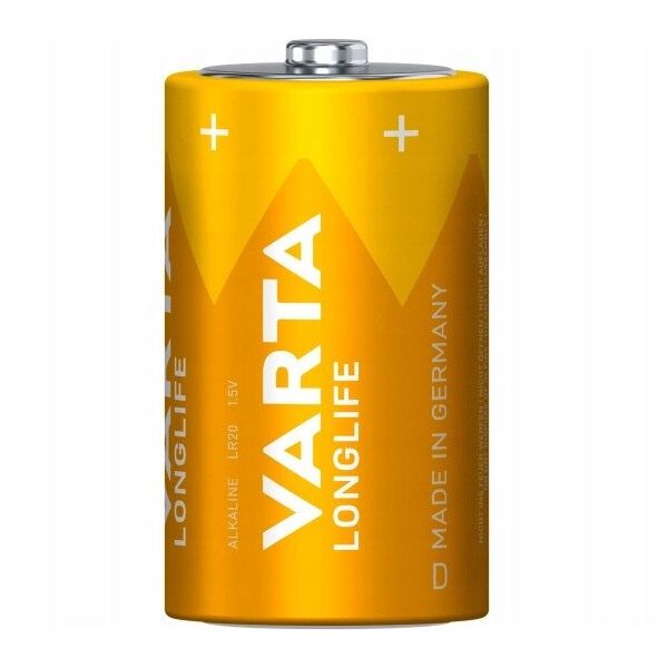 Μπαταρία D Varta VARTA Longlife D Blister 2 Αλκαλική-μαγγανίου 1.5 V 2 τεμ