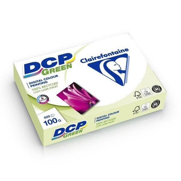Ανακυκλωμένο χαρτί για έγχρωμη εκτύπωση DCP Green, A4, 100 g, πακέτο με 500 φύλλα