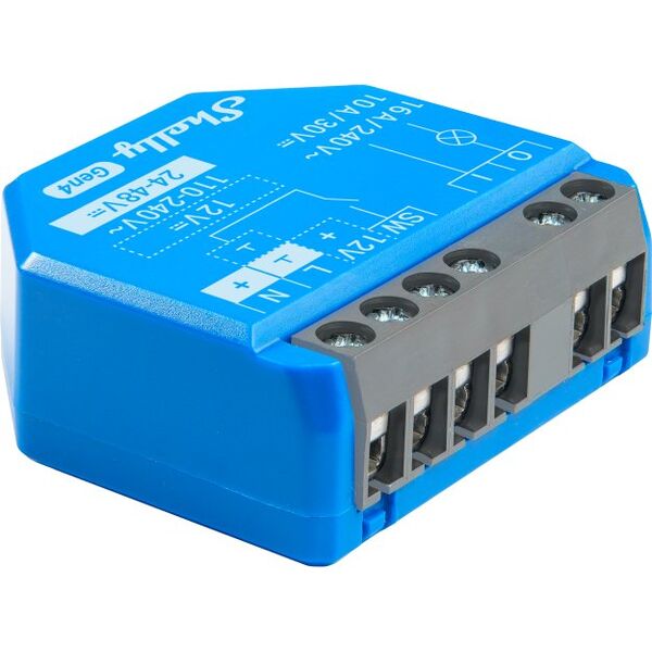 Shelly Ρελέ "1 Gen4 4er Pack" max 16A 1 Κανάλι WLAN Matter Zigbee Bluetooth