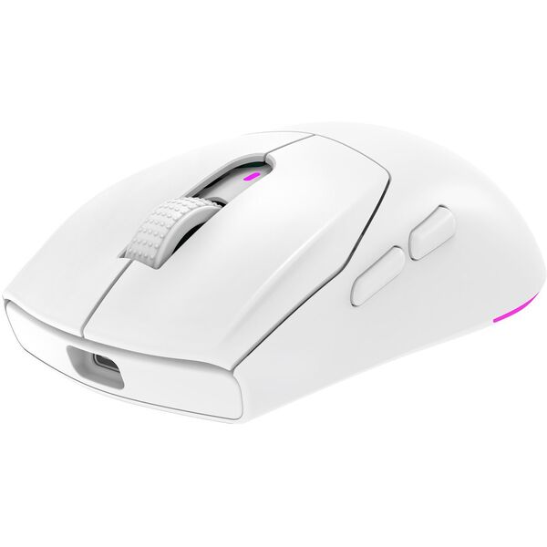 Rampage Prote M5 Pro ασύρματο ποντίκι 26000 DPI RGB LED 1K Hz λευκό
