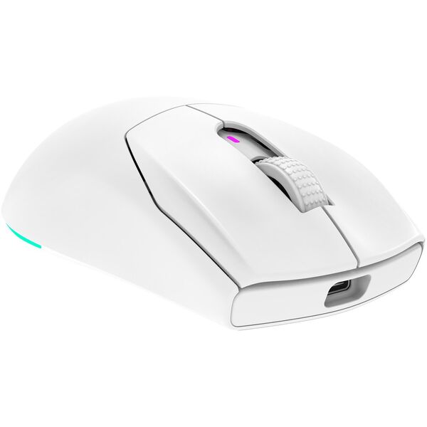 Rampage Prote M5 Pro ασύρματο ποντίκι 26000 DPI RGB LED 1K Hz λευκό