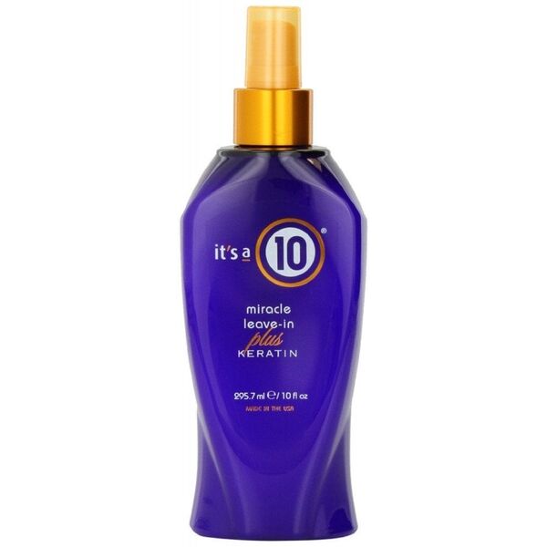 Είναι ένα 10, Miracle Deep Plus Keratin, Κρέμα Θεραπείας Μαλλιών Χωρίς Ξέβγαλμα, Για Ενυδάτωση, 295.7 ml Unisex