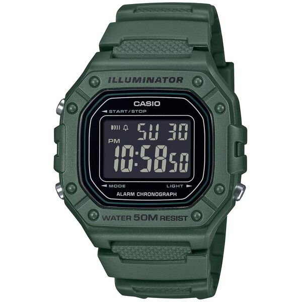 Zegarek Casio Sport W-218H -3BVEF zielony młodzieżowy .