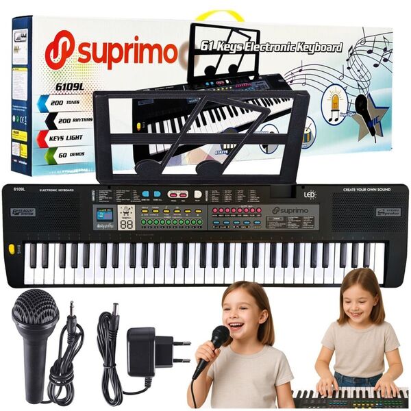 SUPRIMO 6109L πληκτρολόγιο εκπαίδευσης με μπαταρία