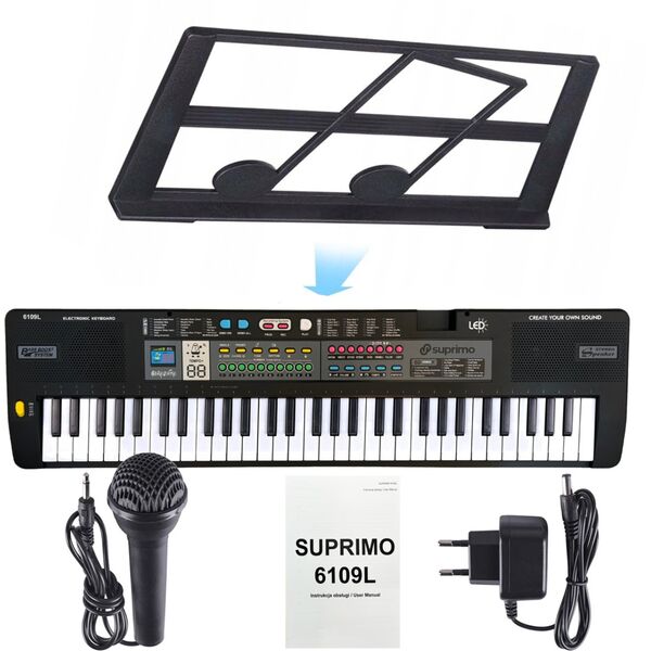 SUPRIMO 6109L πληκτρολόγιο εκπαίδευσης με μπαταρία