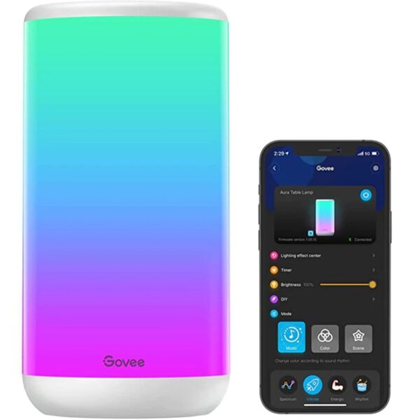 Govee H6052 Aura | Lampa LED | RGBIC, 2200k-6500k, Wi-Fi, Bluetooth