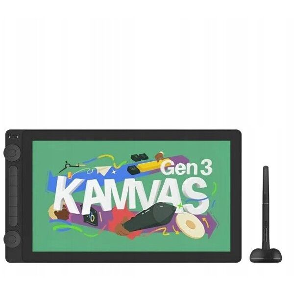 HUION Kamvas 16 Gen 3 tablet graficzny 2,5K QHD 15,8" 99% sRGB PenTech 4.0