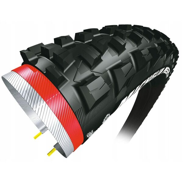 [163639] Opona rowerowa zwijana MTB all-mountain MICHELIN 27.5X2.80 (rozmiar ETRTO 71-584) WILD AM (TPI 4X60) PREMIUM PERFORMANCE LINE tubeless ready Sidewall BLACK