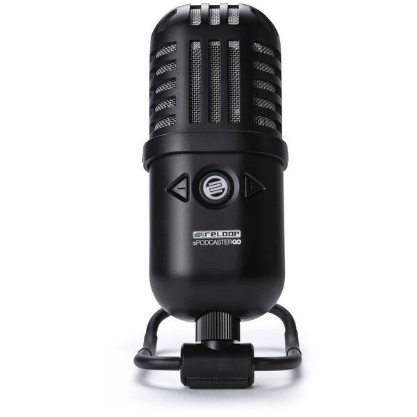 Mikrofon pojemnościowy sPodcaster Go w zestawie statyw i pokrowiec one size