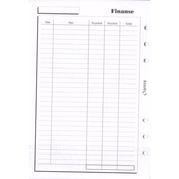 Wkład do organizera A5 Finanse EDUKAMP
