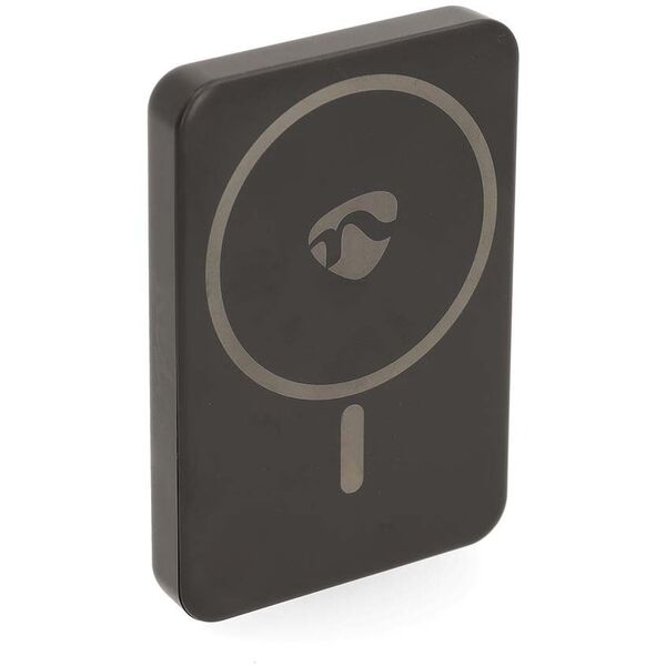 NEDIS Powerbank 5000mAh für kabelloses Laden, schwarz