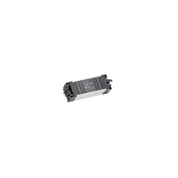 BACHMANN STEP ALU 1xUSB A/C 22W GST18