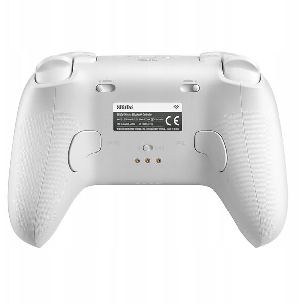 8BitDo Ultimate 2 Wireless BT game controller, PC/Switch, white