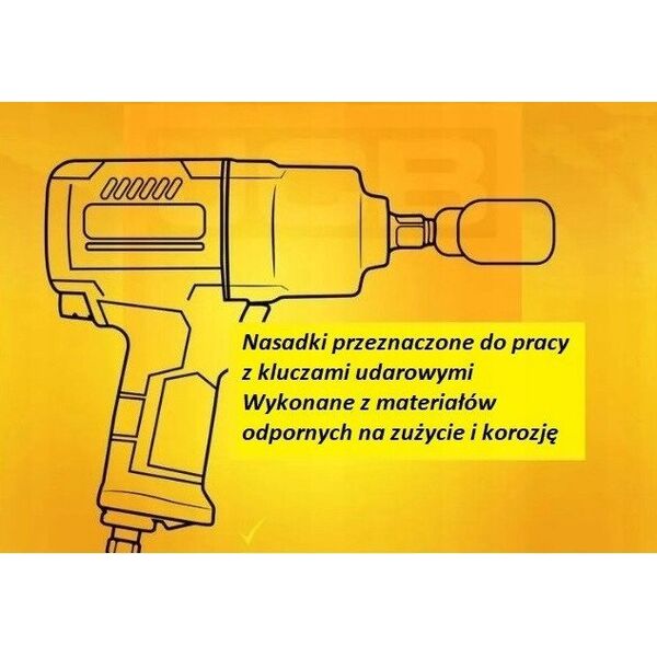 JCB Καρυδάκι-μπιτ κρούσης 3/4" 19mm (6-γωνιακό)