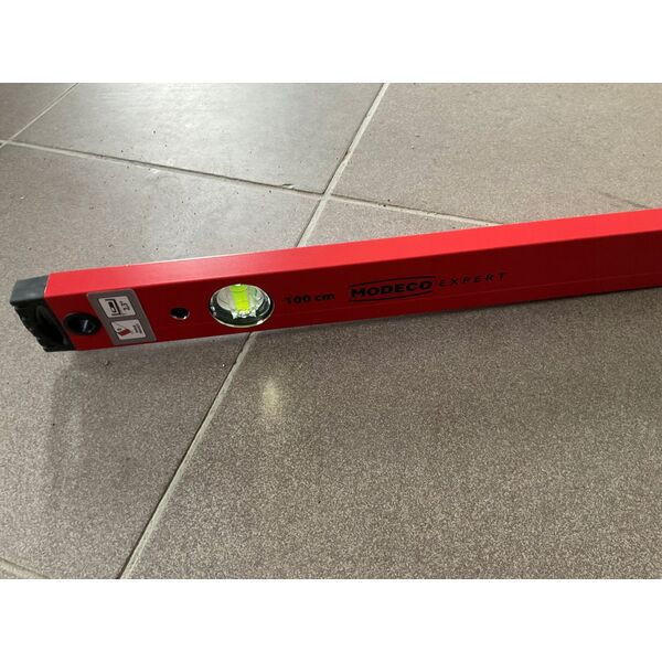 Βαμμένη στάθμη 80CM, 90°, 0°, κλίση 2,3%, SHOCK PROTEKT [EXPERT]