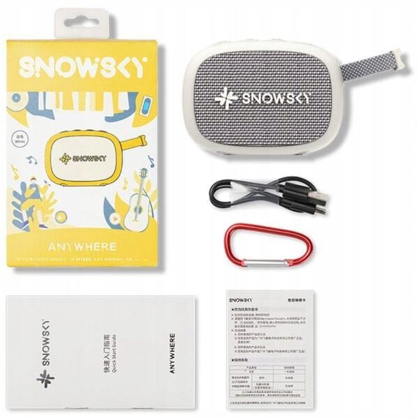 FiiO Snowsky Anywhere - white - Φορητό ηχείο Bluetooth