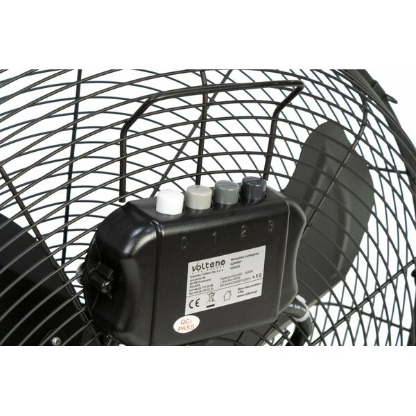 VOLTENO FAN-CIRCULATOR FLOOR BLACK 100W