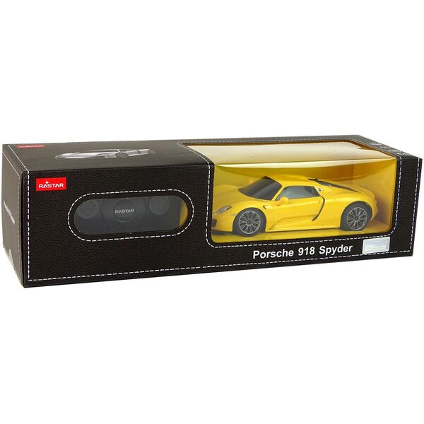 Auto R/C Porsche 918 1:24 Rastar Żółte