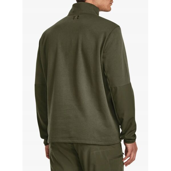 Φούτερ με φερμουάρ 1/2 Under Armour Tac Rival Job Fleece - marine green/marine green