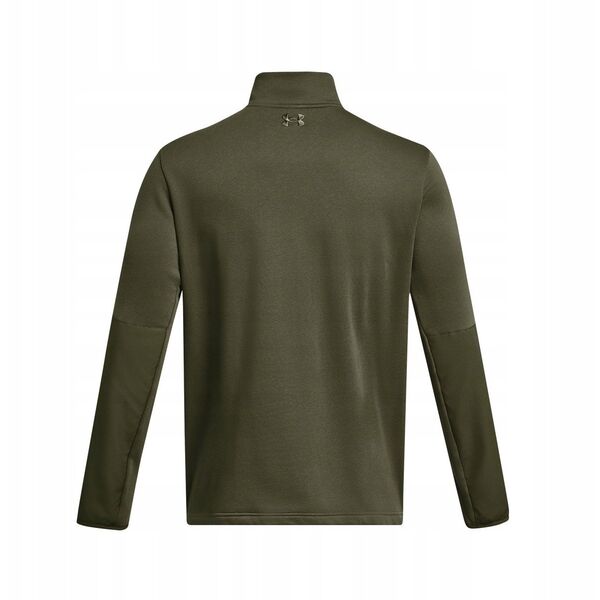 Φούτερ με φερμουάρ 1/2 Under Armour Tac Rival Job Fleece - marine green/marine green