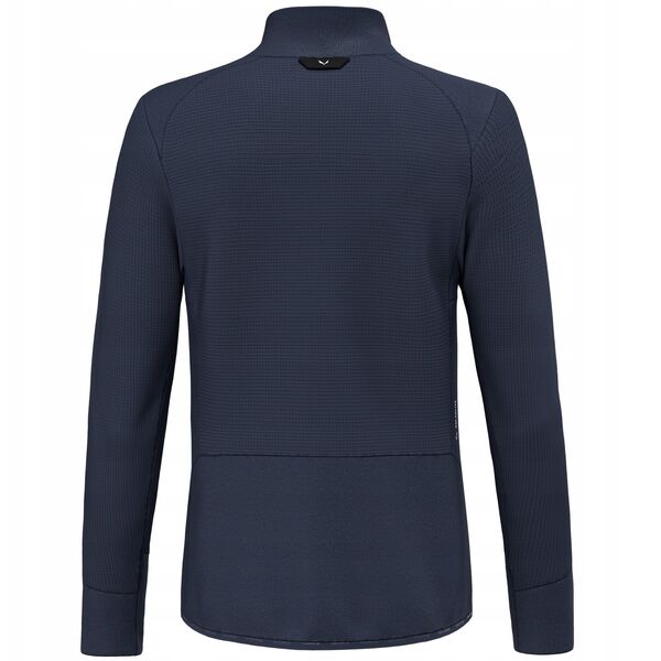 Bluza bez kaptura Salewa Puez Waffle Hyb PL Jacket - navy blazer