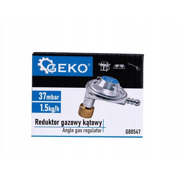 Γωνιακός ρυθμιστής αερίου 37mbar 1,5kg/h (50)