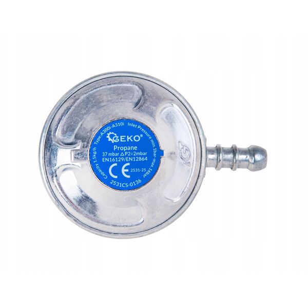 Γωνιακός ρυθμιστής αερίου 37mbar 1,5kg/h (50)