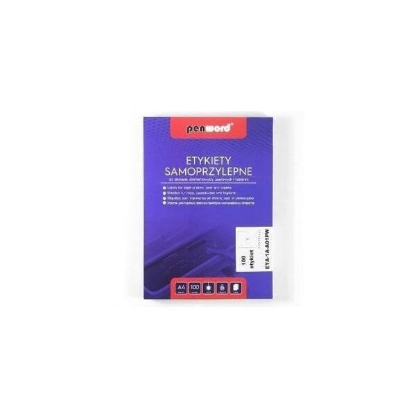 Etykiety samoprzylepne A4/100K 1x210x297mm EDUKAMP