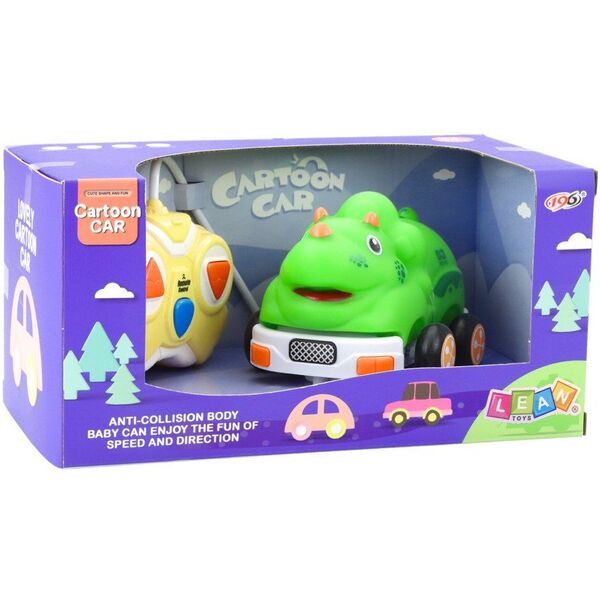 Autko Zdalnie Sterowne RC Dla Malucha Dinozaur Zielony