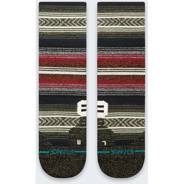 Κάλτσες Stance Mid Wool Crew 1 ζευγάρι BlackRed