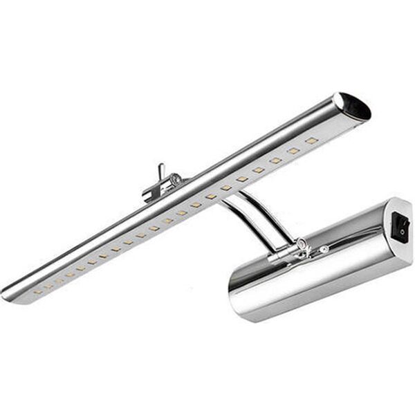 Φωτιστικό εικόνας LED HOROZ FLAMINGO, 6 W, 500 lm, 4200 K, IP20, χρώμιο, 50.5 cm